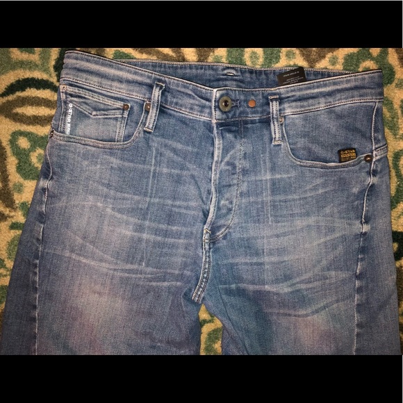 Men’s GStar Raw 3D Scutar Slim Tapered Stretch Jeans 32 x 31 - Picture 5 of 6